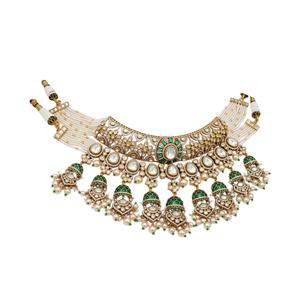 Viraasat Panna Necklace