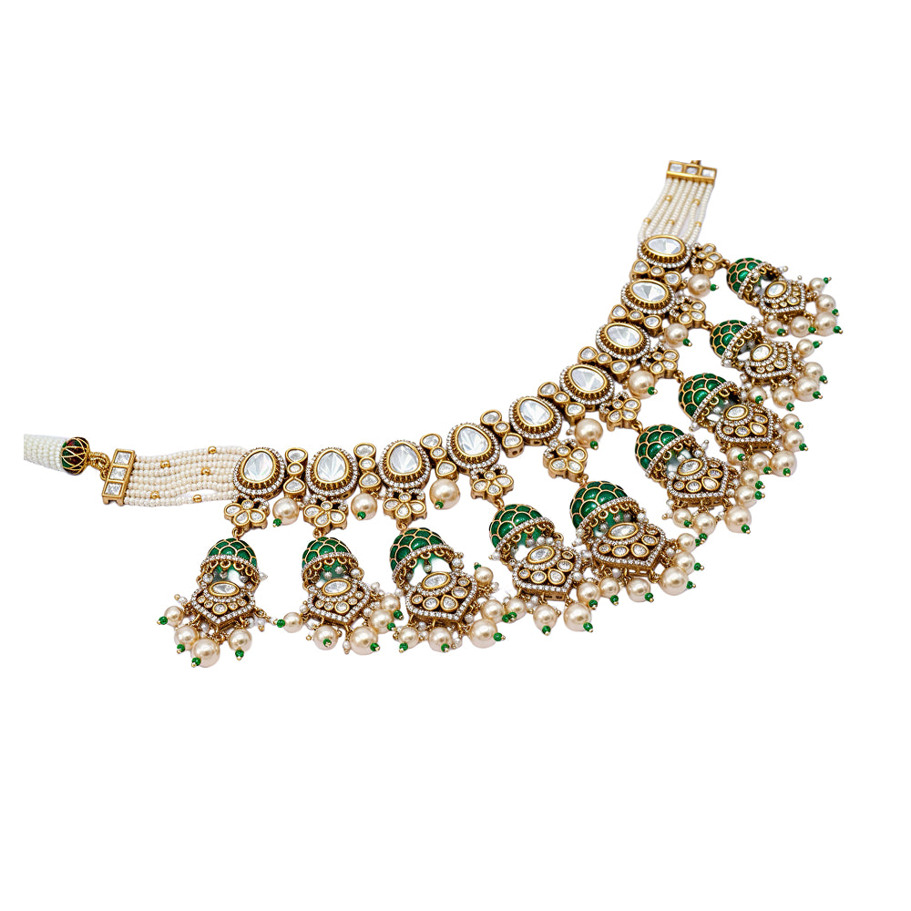 Viraasat Panna Necklace